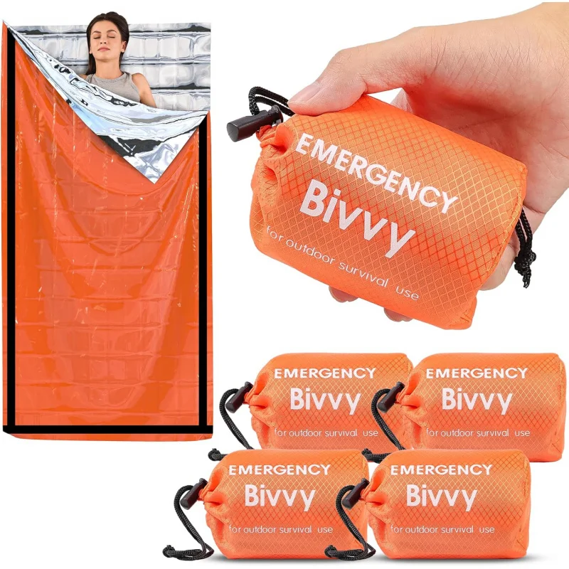 Bivy Sack Lightweight - ถุงนอนฉุกเฉินแบบกันความร้อน ผ้าห่มเอาตัวรอด น้ำหนักเบา กันน้ำ กันลม พกพาสะดวก