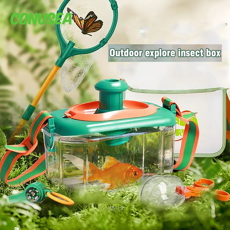 Outdoor Adventure Kit For Kids - ชุดดักจับแมลงและผีเสื้อสำหรับเด็ก ของเล่นกิจกรรมกลางแจ้ง ของเล่นเสริมพัฒนาการ ชุดนักสำรวจสำหรับเด็ก