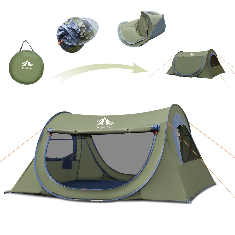Outdoor Adventure Tent - เต็นท์ป๊อปอัพ Night Cat สำหรับ 2 คน