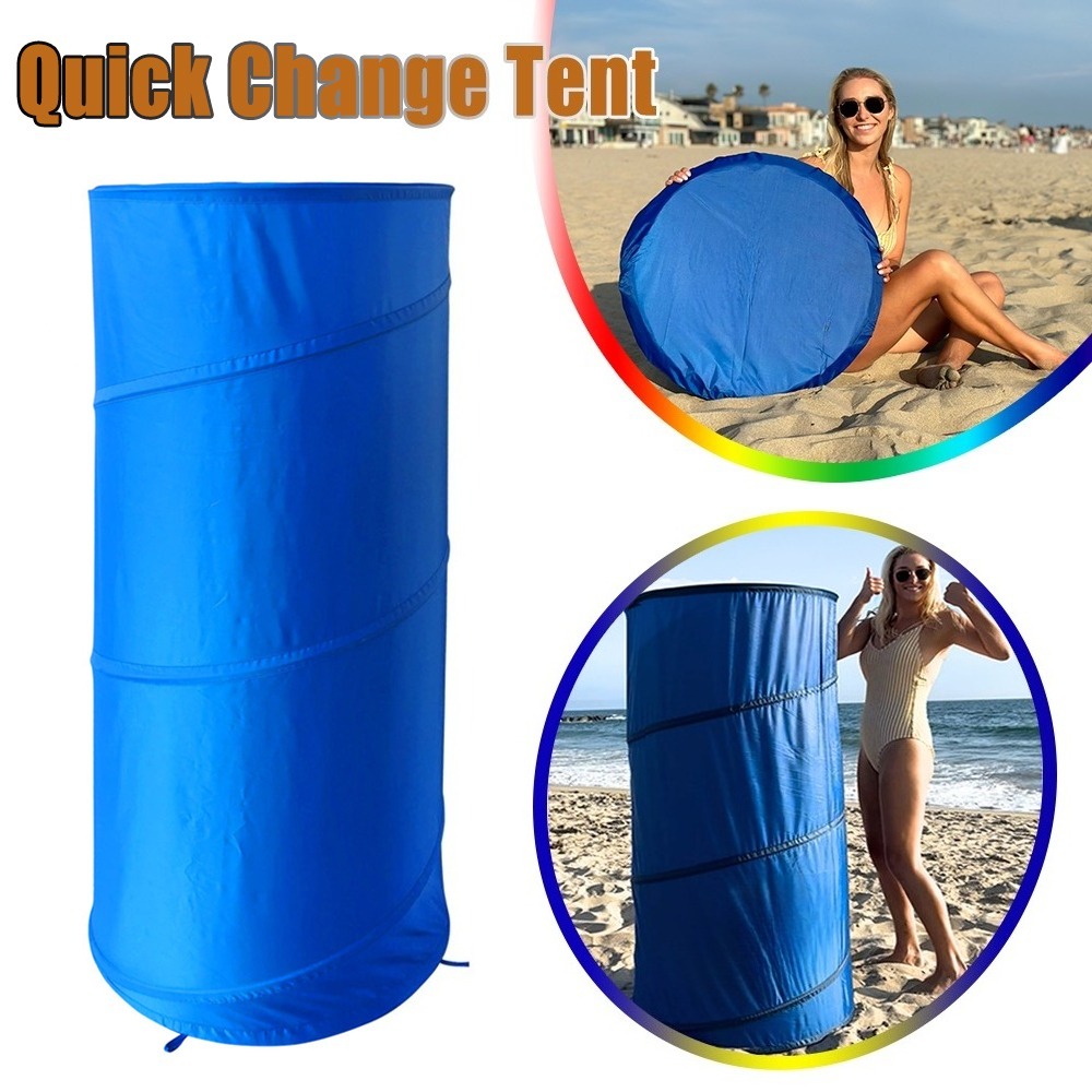 Outdoor Adventure Tent - ห้องเปลี่ยนเสื้อผ้ากลางแจ้งแบบพกพา เต็นท์เปลี่ยนเสื้อผ้าเร็ว ทันใจ ใช้ได้ทั้งชายหาด ตั้งแคมป์ ถ่ายภาพ