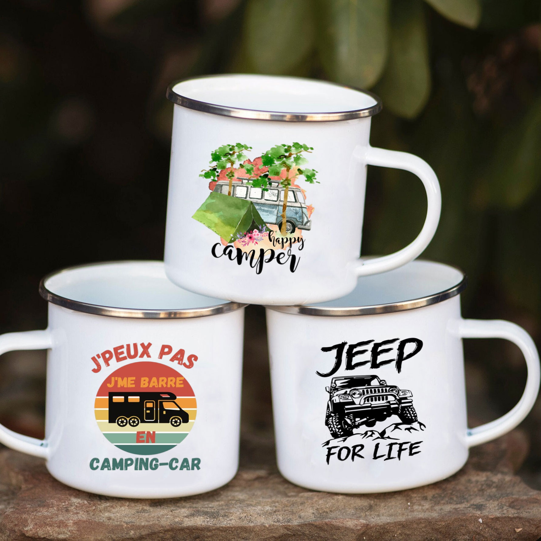Outdoor Adventure Ideas - Camping รถเคลือบแก้วผจญภัย Together ถ้วยของขวัญไอเดียสำหรับ Camper Van