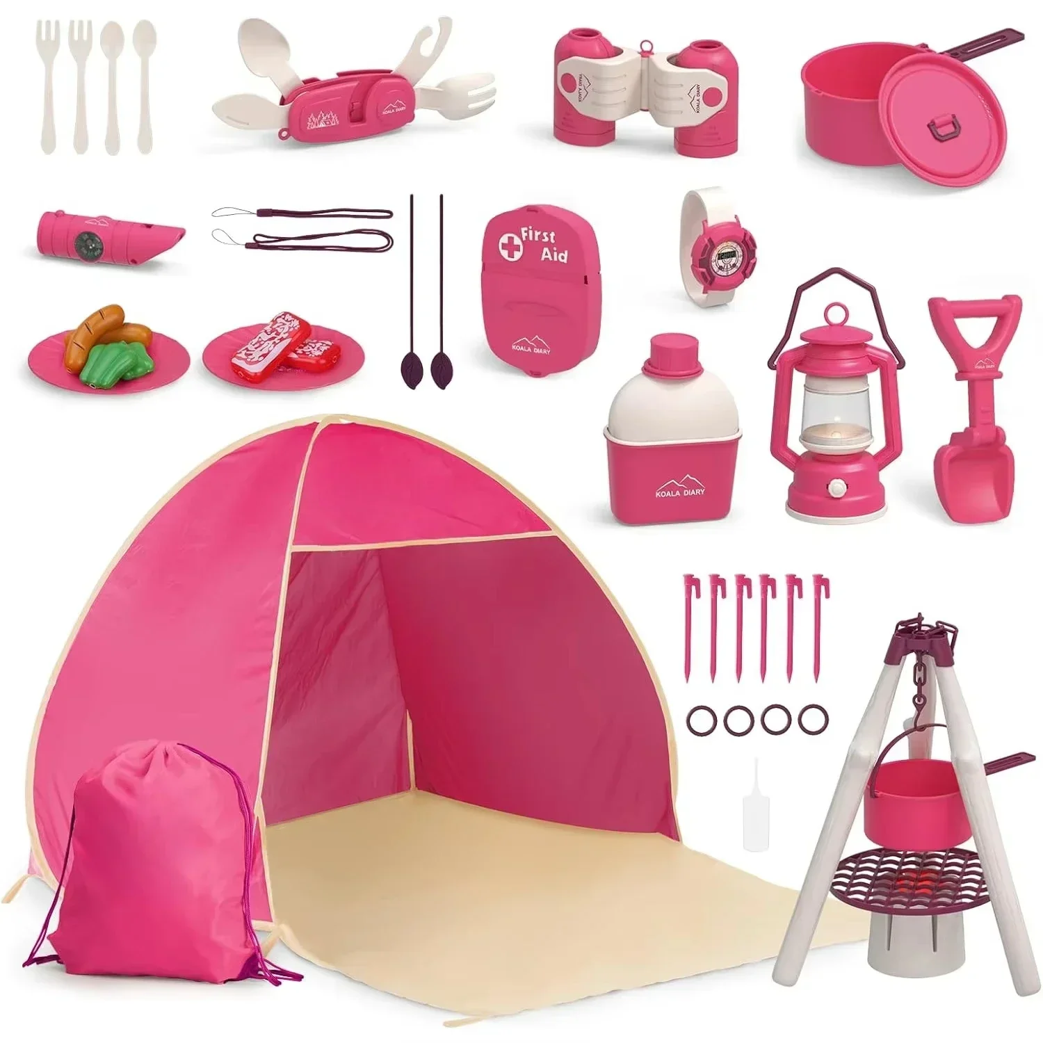 Outdoor Adventure Kit For Boys - ‌ ชุดของเล่นสำรวจธรรมชาติกลางแจ้งสำหรับเด็ก อุปกรณ์เล่นทรายชายหาด ชุดสำรวจแคมป์ปิ้ง ผจญภัยริมชายฝั่ง ‌