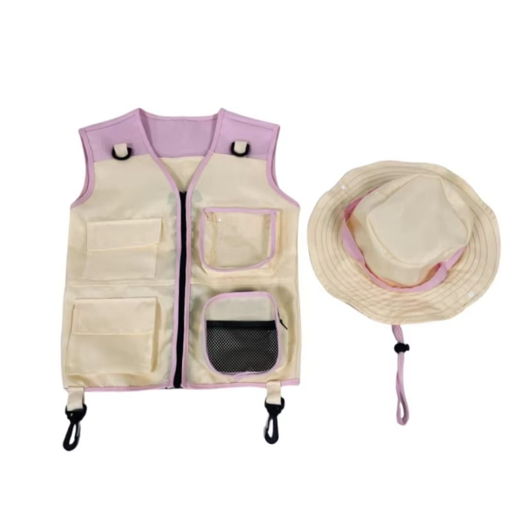 Outdoor Adventure Kit For Kids - เสื้อผ้าฤดูร้อน เสื้อกั๊กเด็กนักสำรวจ หมวก เสื้อผ้าแฟชั่น เสื้อกั๊ก ชุดอุปกรณ์ผจญภัยกลางแจ้ง