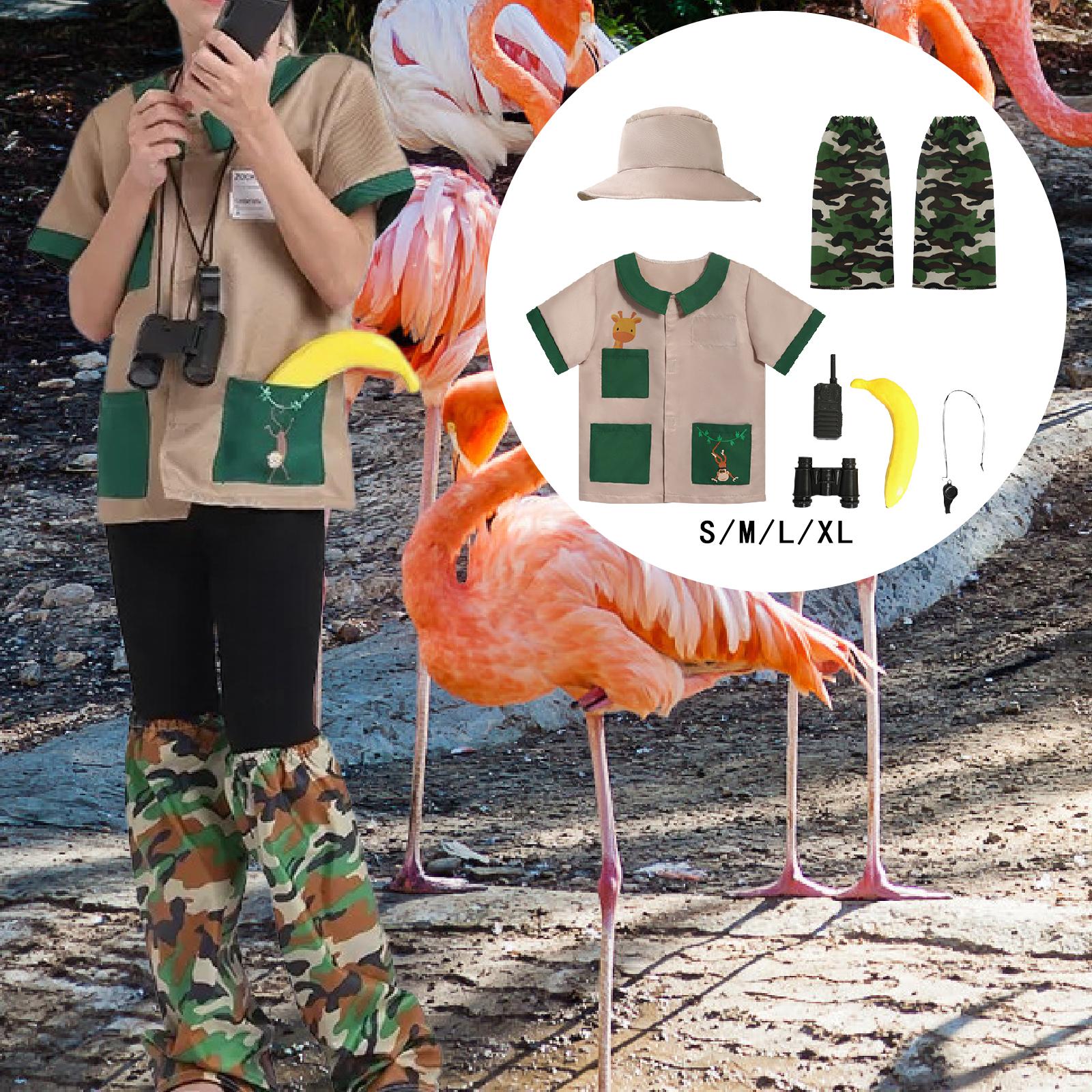 Outdoor Adventure Kit For Kids - ชุดเครื่องแต่งกายนักสำรวจสำหรับเด็ก พร้อมนกหวีด กล้องโทรทรรศน์ ชุดอุปกรณ์ผจญภัยกลางแจ้งสำหรับเดินป่า