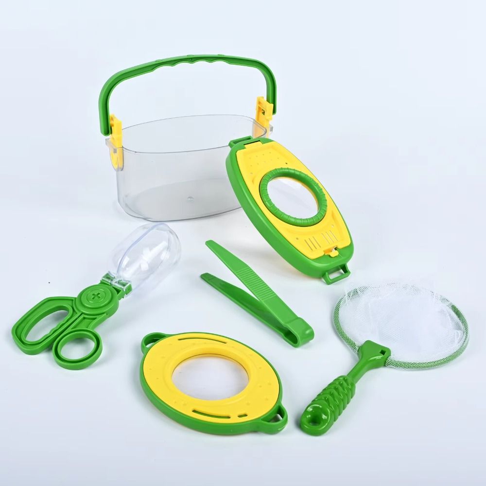Outdoor Adventure Box - ชุดอุปกรณ์ผจญภัยกลางแจ้งสำหรับผู้ชาย แหนบ คลิปหนีบ อุปกรณ์สำรวจธรรมชาติ กล่องใส่อาหาร ที่หนีบ