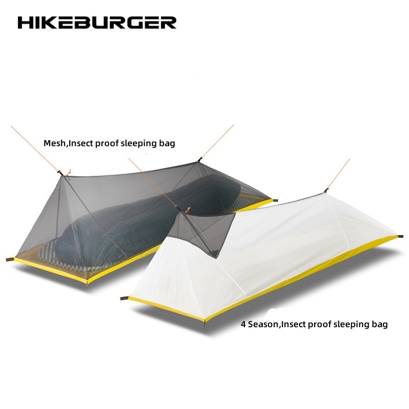 Bivy Sack Lightweight - HIKEBURGER Jian 1P Bivy Sack เต็นท์ในสำหรับตั้งแคมป์กลางแจ้ง