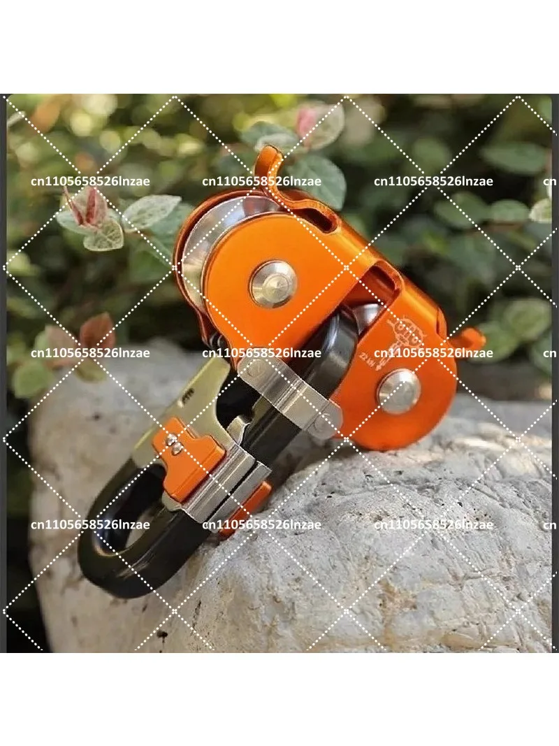 Outdoor Adventure Zipline - ระบบซิปไลน์แบบรอกคู่สำหรับงานหนัก สำหรับการผจญภัยในป่า การช่วยเหลือกลางแจ้ง อุปกรณ์โรปเวย์สุดเร้าใจ
