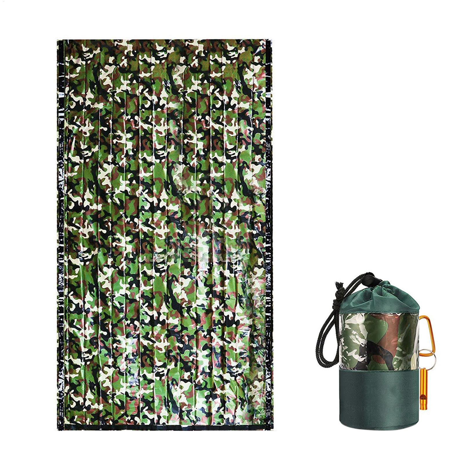 Bivy Sack Lightweight - ถุงนอนฉุกเฉินสีเขียว ถุงนอนแบบ Bivy Sack ถุงนอนน้ำหนักเบา ผ้าห่มกันหนาวสำหรับเอาตัวรอด