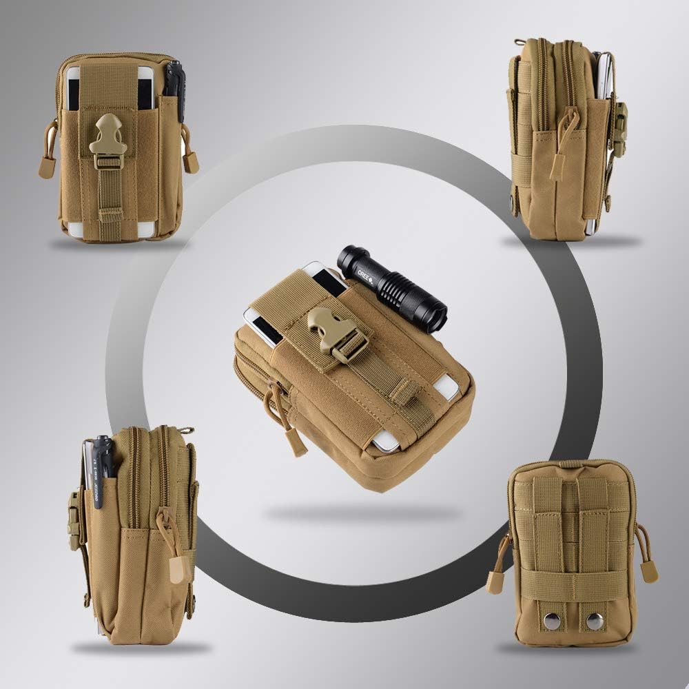 กระเป๋าคาดเอวแบบยุทธวิธี Molle - Outdoor Adventurer บทวิจารณ์และราคา