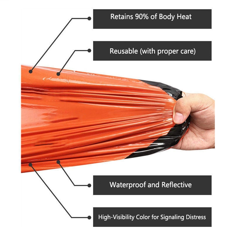 ถุงนอนฉุกเฉิน ผ้าห่มเอาตัวรอด  - Bivy Sack Lightweight บทวิจารณ์และราคา