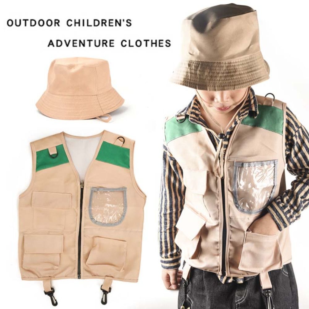 เสื้อผ้าฤดูร้อน เสื้อกั๊กนักสำ - Outdoor Adventure Kit For Kids บทวิจารณ์และราคา