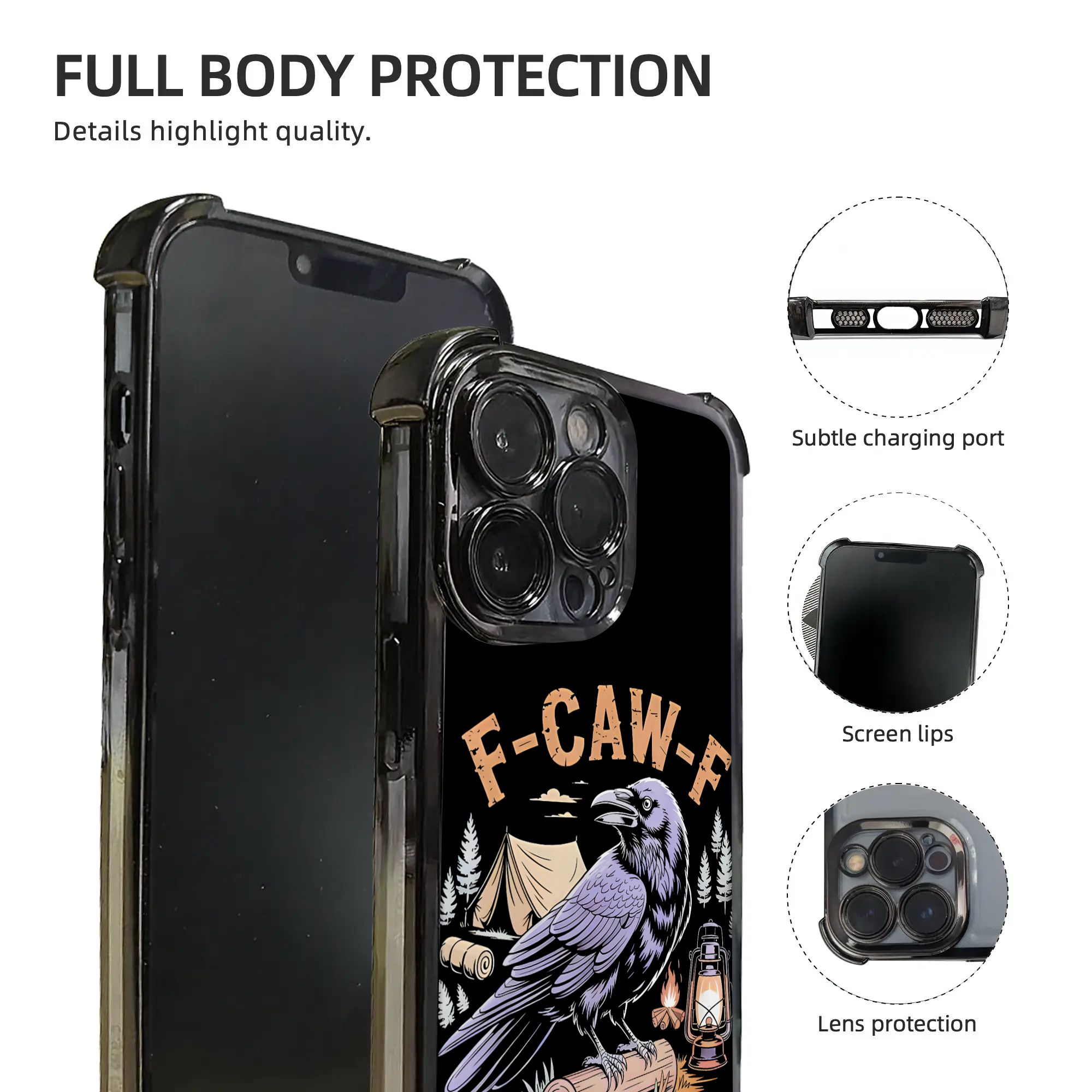 เคสโทรศัพท์ลายอีกาตลก F CAW F  - Outdoor Adventurer บทวิจารณ์และราคา
