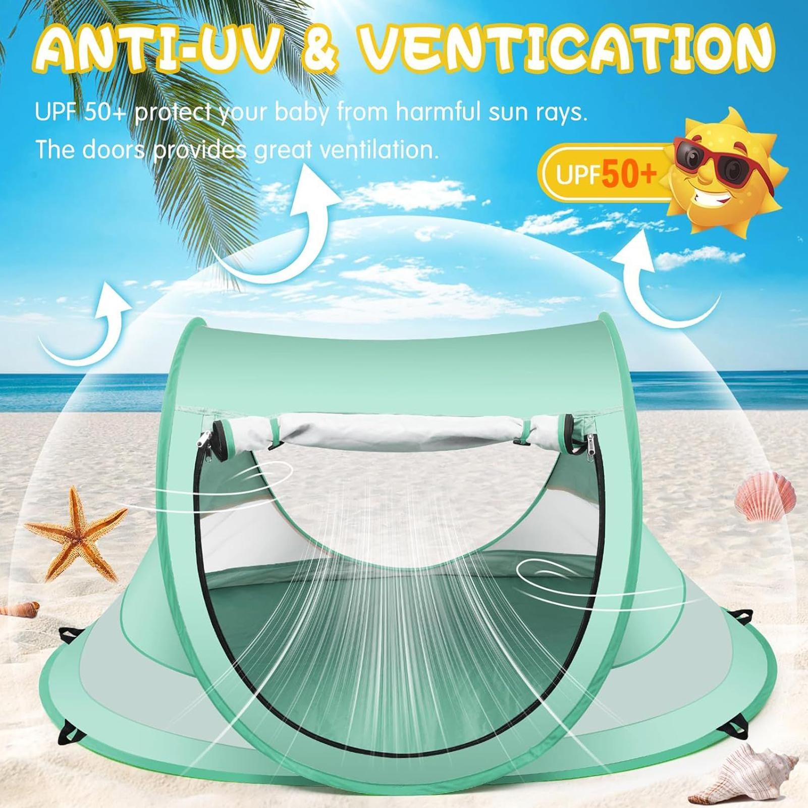 เต็นท์ชายหาดสำหรับเด็กเล็ก เต็ - Outdoor Adventure Tent บทวิจารณ์และราคา