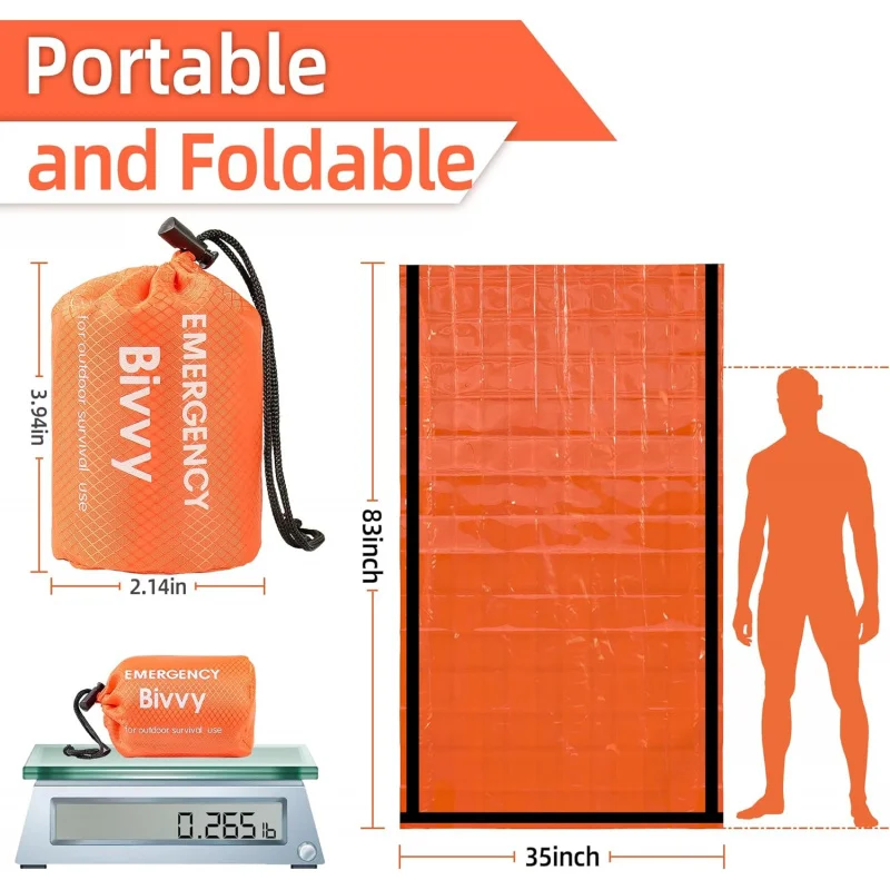 ถุงนอนฉุกเฉินแบบกันความร้อน ผ้ - Bivy Sack Lightweight บทวิจารณ์และราคา