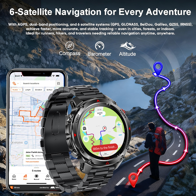 นาฬิกาสมาร์ทวอทช์ GPS สำหรับกิ - Outdoor Adventure Reservations บทวิจารณ์และราคา