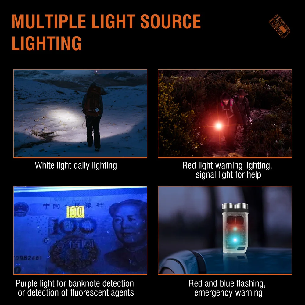 BORUiT V3 พวงกุญแจ LED แบบพกพา - Outdoor Adventurer บทวิจารณ์และราคา