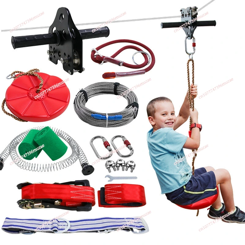 ชุดซิปไลน์สำหรับเด็ก สายเคเบิล - Outdoor Adventure Zipline บทวิจารณ์และราคา