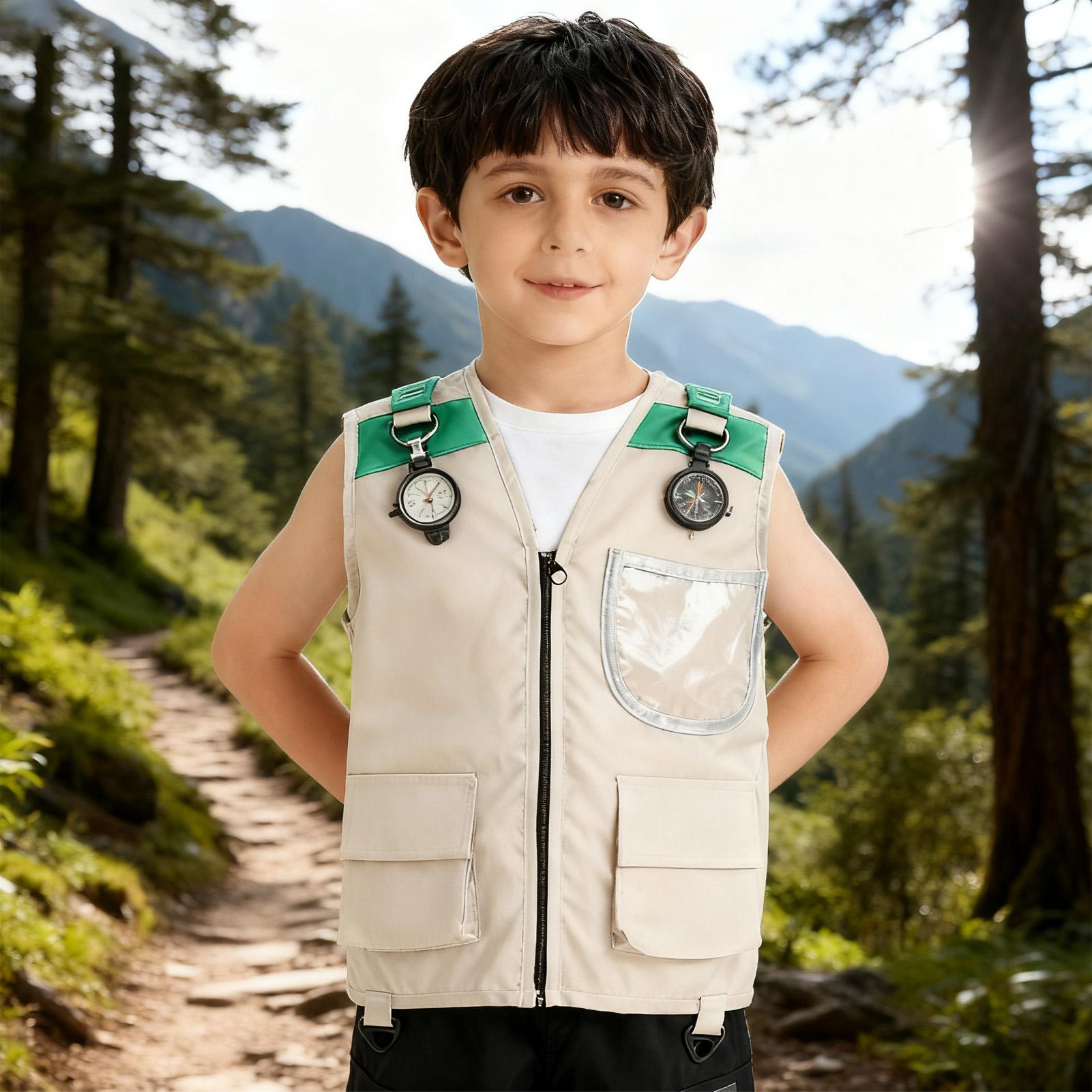 ชุดเสื้อกั๊กนักสำรวจสำหรับเด็ก - Outdoor Adventure Kit For Boys บทวิจารณ์และราคา