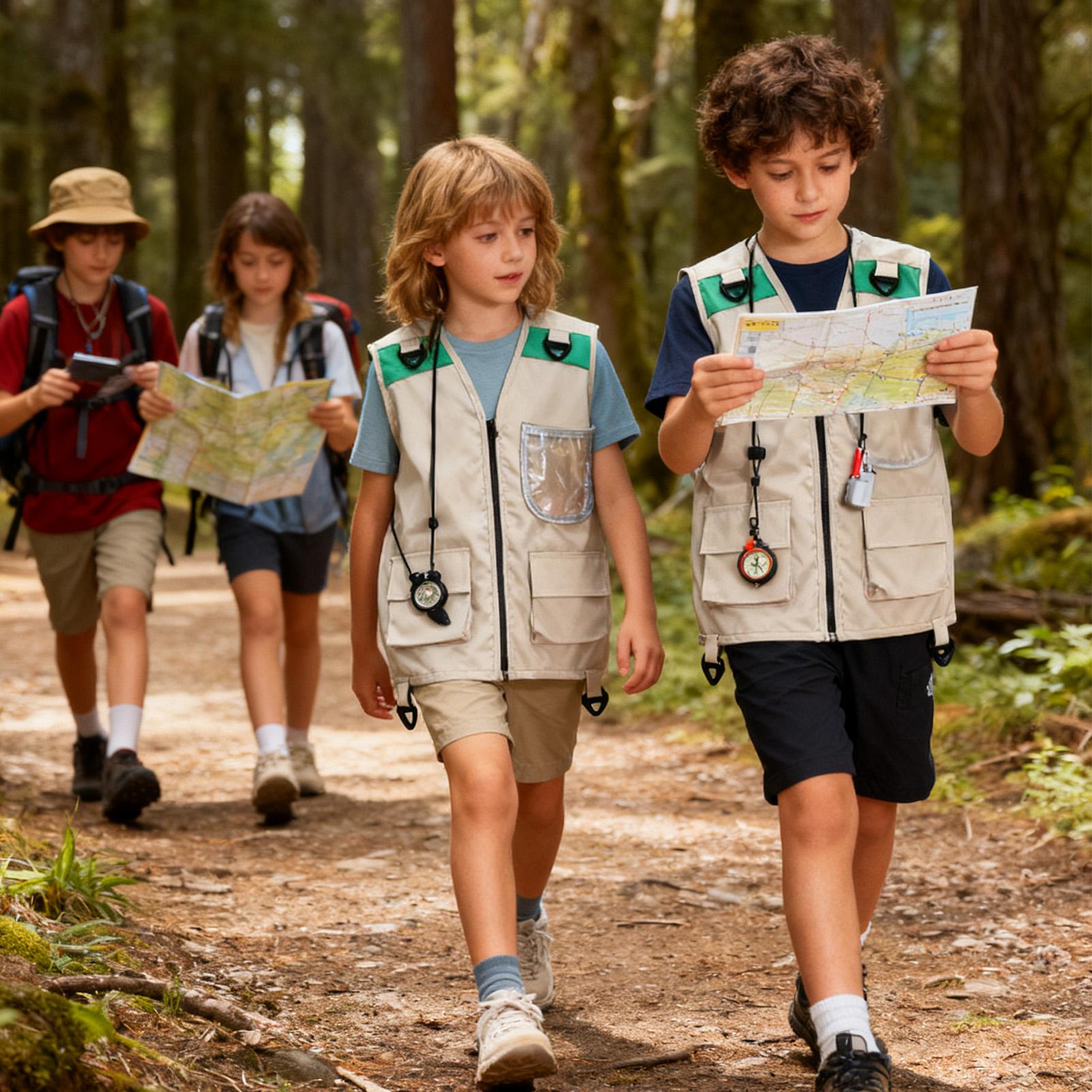 ชุดเสื้อกั๊กนักสำรวจสำหรับเด็ก - Outdoor Adventure Kit For Boys บทวิจารณ์และราคา