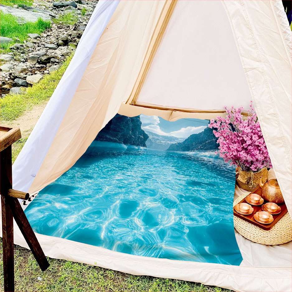 ผ้าห่มลายภูเขาคริสตัลเลค ดีไซน - Outdoor Adventure Ideas บทวิจารณ์และราคา
