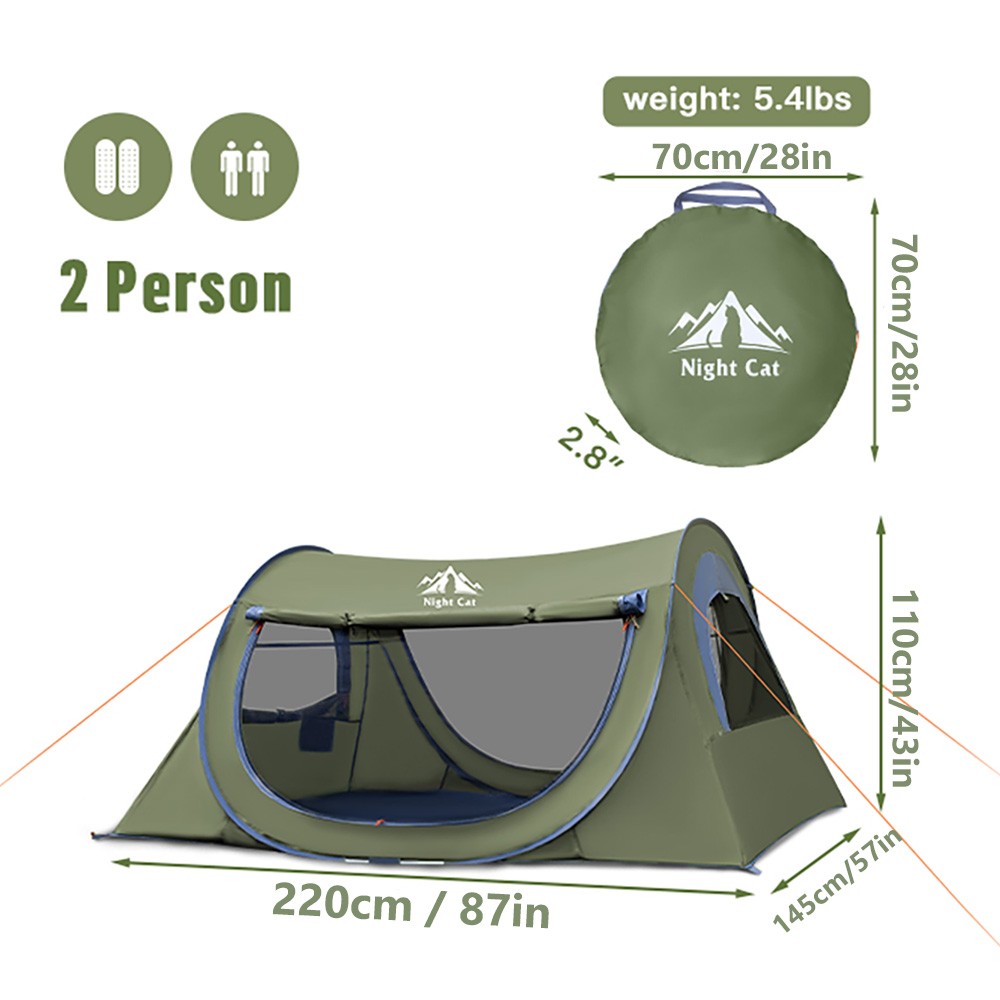 เต็นท์ป๊อปอัพ Night Cat สำหรับ - Outdoor Adventure Tent บทวิจารณ์และราคา