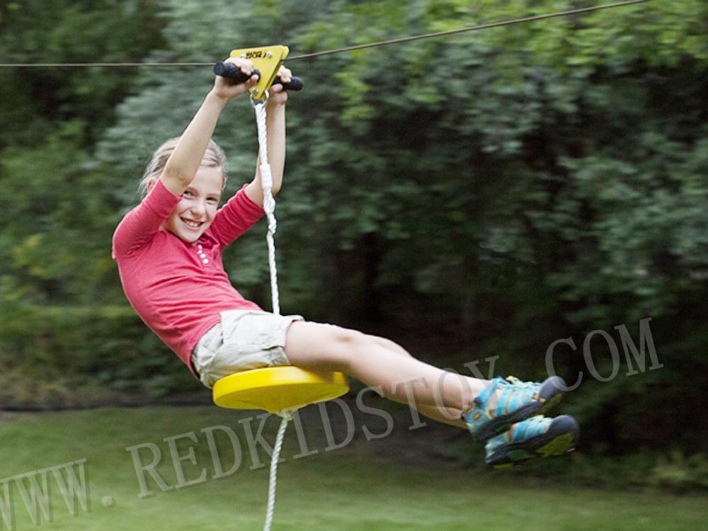 ชุดสายเคเบิลซิปไลน์ CTSC 95 ฟุ - Outdoor Adventure Zipline บทวิจารณ์และราคา