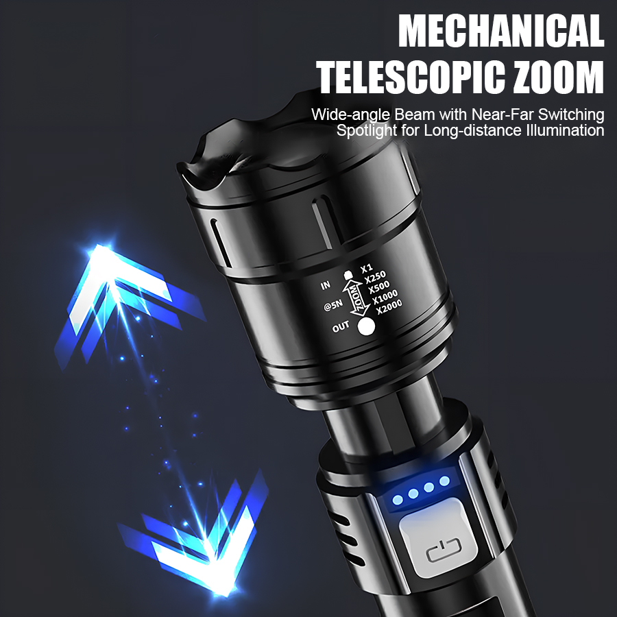 ไฟฉาย LED พลังงานสูง P50 แบบชา - Outdoor Adventurer บทวิจารณ์และราคา