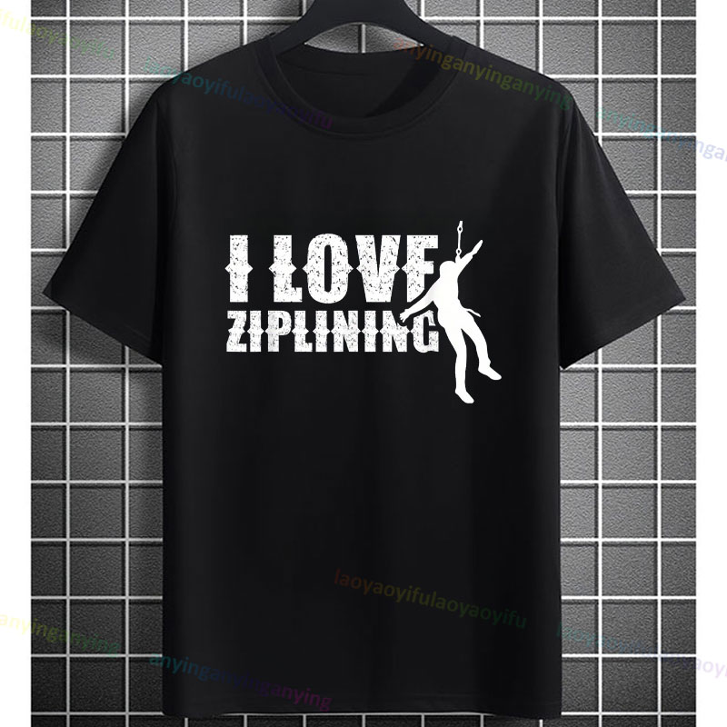 เสื้อยืดลายกราฟิกผจญภัยซิปไลน์ - Outdoor Adventure Zipline บทวิจารณ์และราคา
