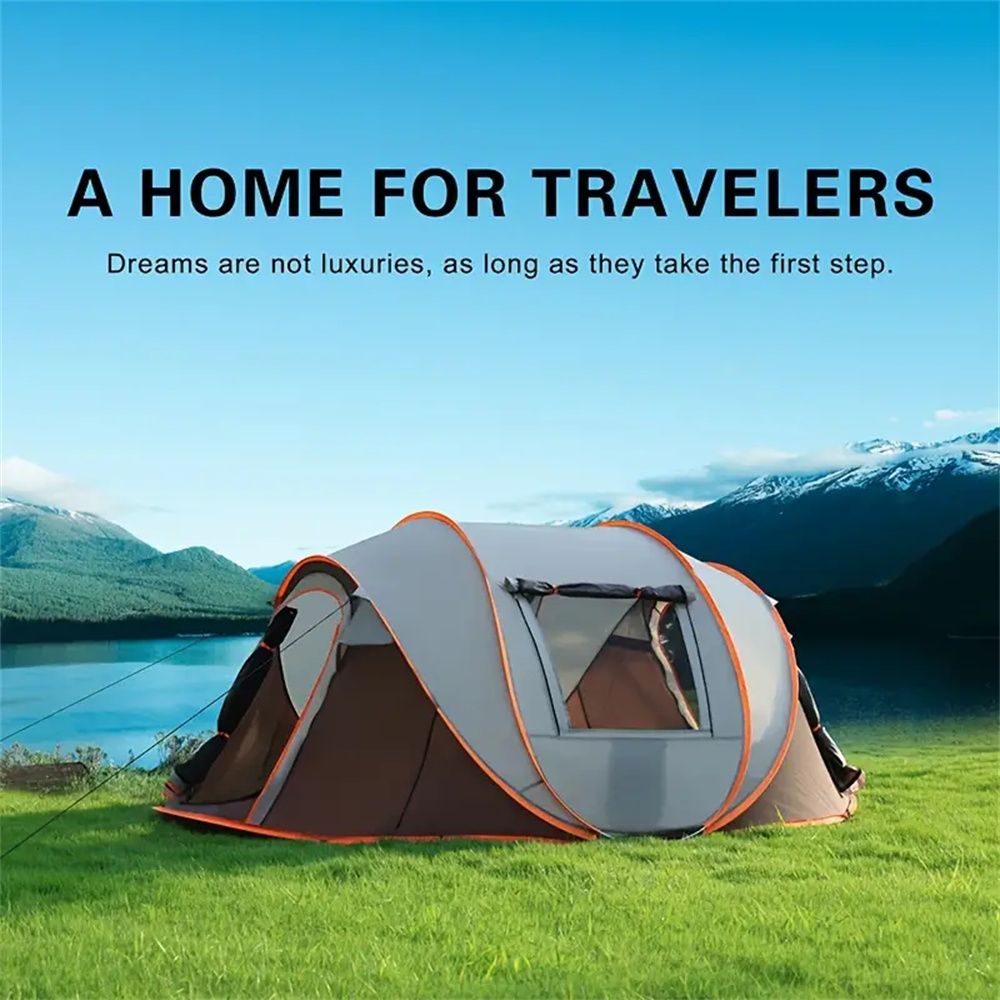 เต็นท์เปิดเร็ว 5-8 คน แบบโยนมื - Outdoor Adventure Tent บทวิจารณ์และราคา