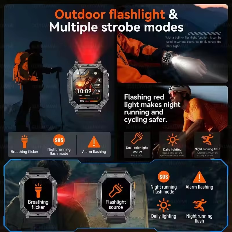 นาฬิกาสมาร์ทวอทช์ผู้ชายสำหรับก - Outdoor Adventure Reservations บทวิจารณ์และราคา