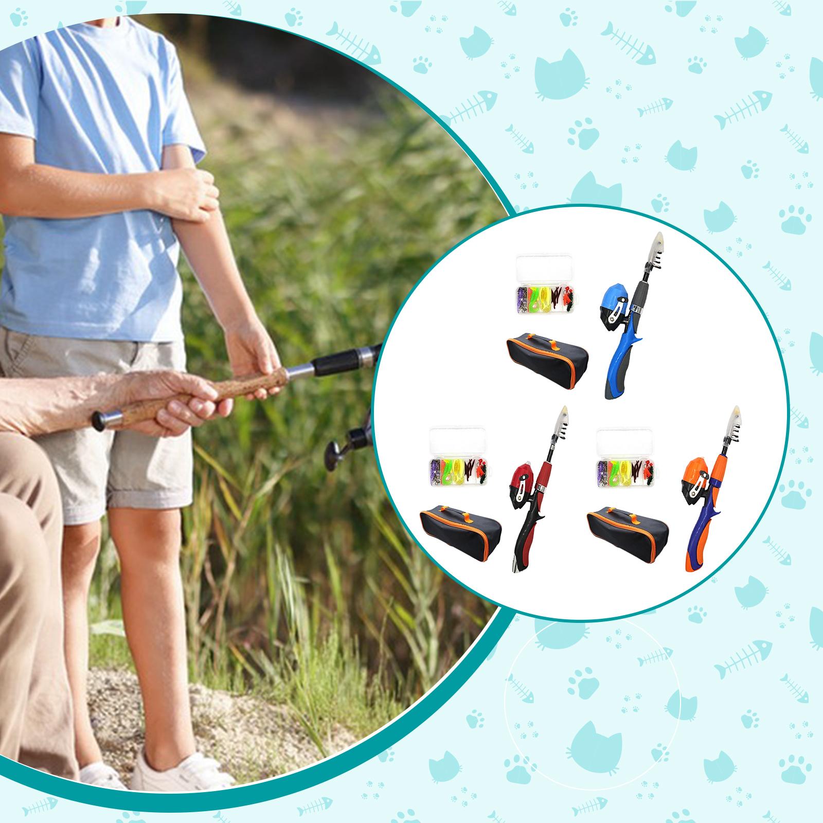 ชุดคันเบ็ดตกปลาขนาดเล็กแบบพกพา - Outdoor Adventure Kit For Kids บทวิจารณ์และราคา
