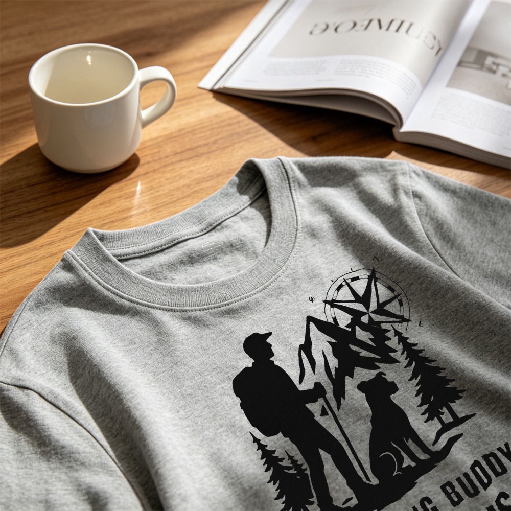 เสื้อยืดผู้ชายลายเดินป่า สำหรั - Outdoor Adventure Ideas บทวิจารณ์และราคา