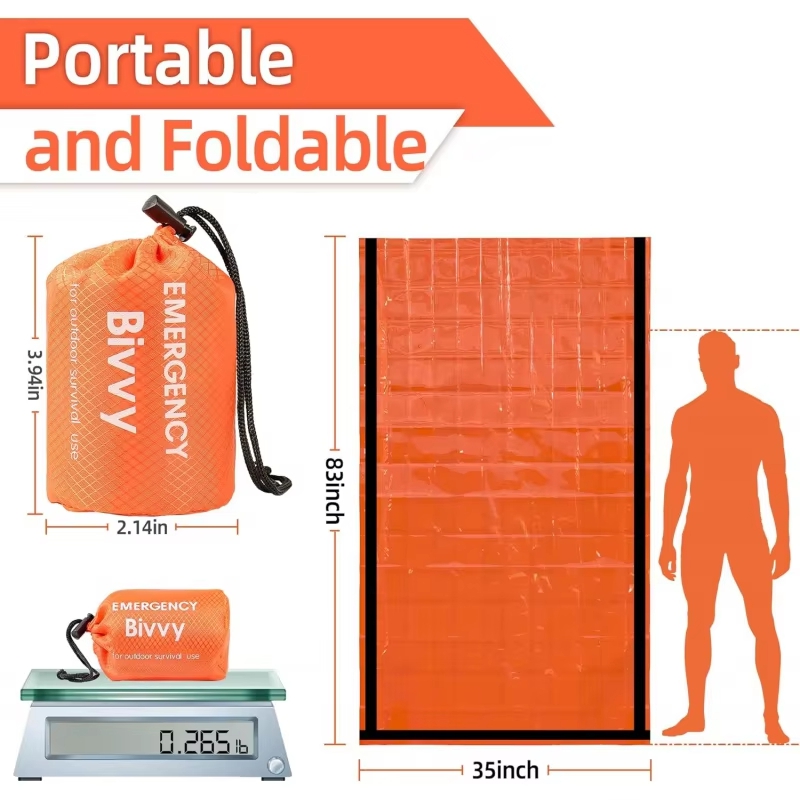 ถุงนอนฉุกเฉิน ผ้าห่มเอาตัวรอด  - Bivy Sack Lightweight บทวิจารณ์และราคา