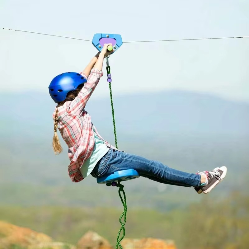 ชุดเกมซิปไลน์ ซิปไลน์กลางแจ้งพ - Outdoor Adventure Zipline บทวิจารณ์และราคา