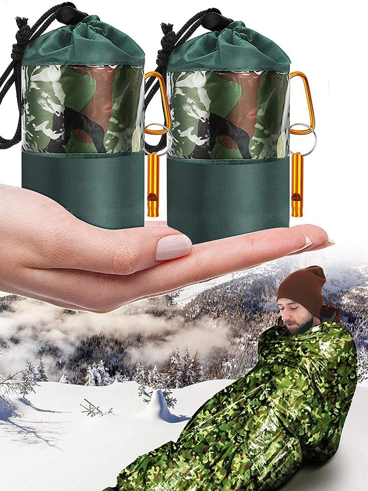 ถุงนอนฉุกเฉินสีเขียว ถุงนอนแบบ - Bivy Sack Lightweight บทวิจารณ์และราคา