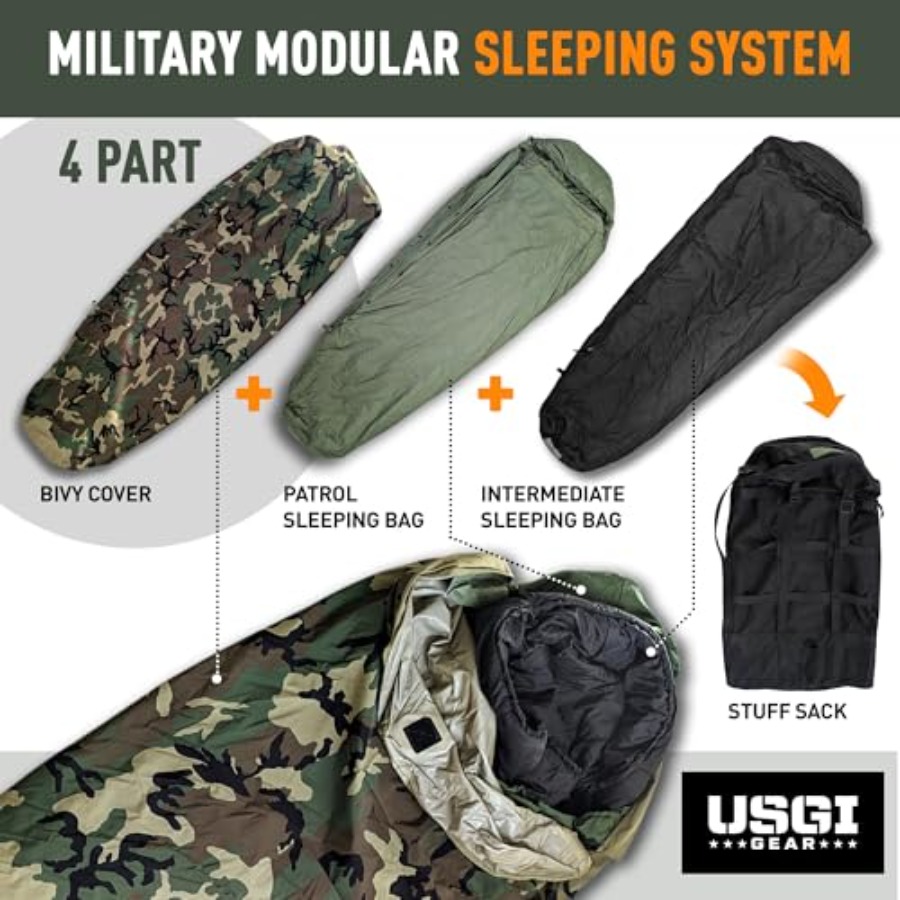 ระบบถุงนอนทหารสำหรับอากาศหนาว: - Bivy Sack Lightweight บทวิจารณ์และราคา