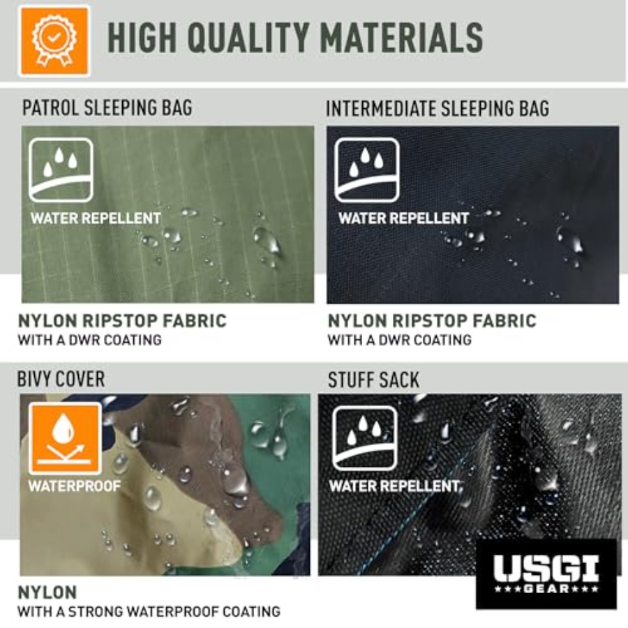 ระบบถุงนอนทหารสำหรับอากาศหนาว: - Bivy Sack Lightweight บทวิจารณ์และราคา